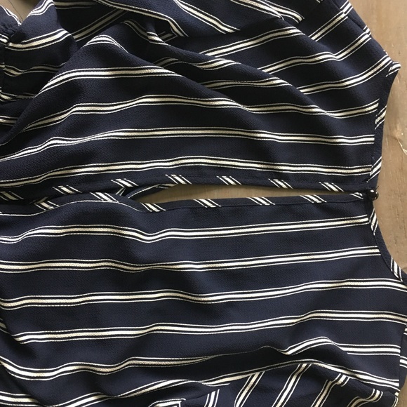 Blue striped romper from Charlotte Russe - Picture 7 of 7